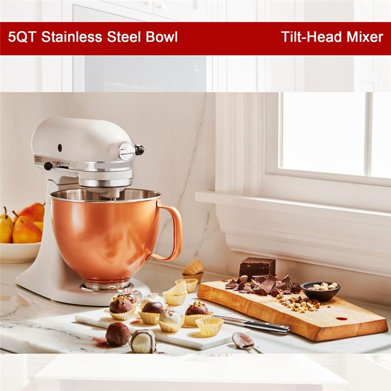 A27F-5 QT Stainless Steel Mixe - Kitchenaid Mixer Artisan 5Qt review and price