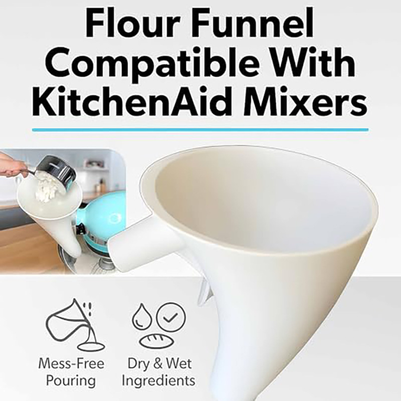 1 Pcs Random Color Flour Funne - Kitchenaid Mixer Artisan 5Qt review and price
