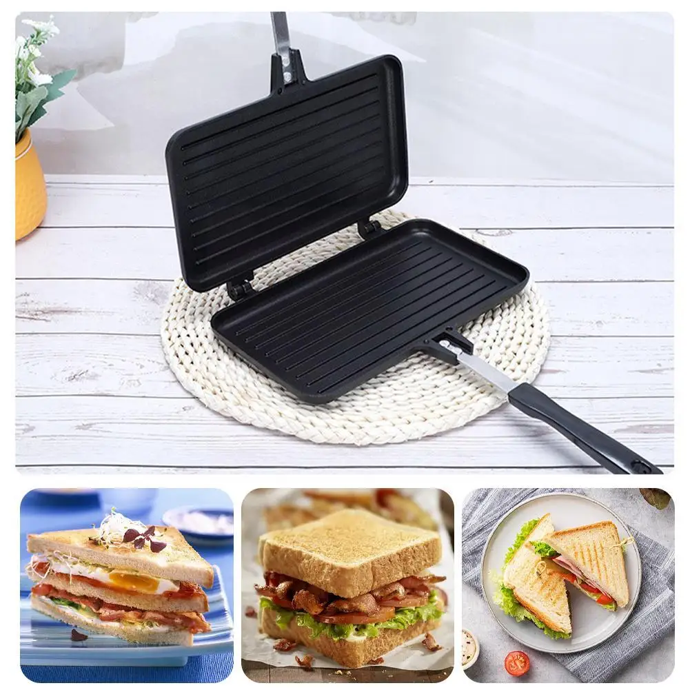 Double-Sided Frying Pan Non-St - Mini Pancake Griddle review and price