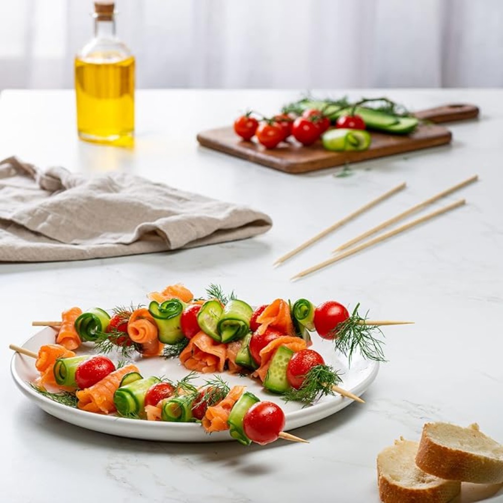 90-1350Pcs BBQ Skewers Bamboo  - Corn Dog Stick review and price